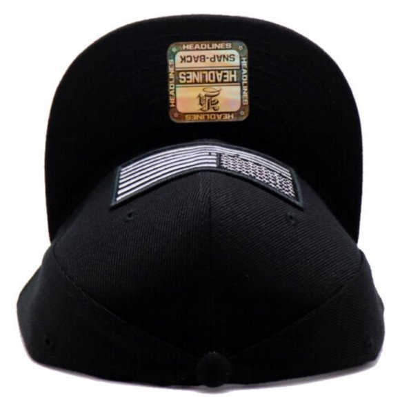USA Headlines Flag Snapback Hat - Picture 7 of 7
